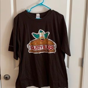 The Simpsons Universal Studios Krusty Burger shirt